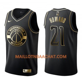Maillot NBA Washington Wizards Dwight Howard 21 Nike Noir Golden Edition Swingman - Homme